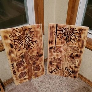 Wood burnings